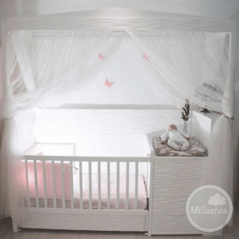 Isabella High Poster Cot-Bed