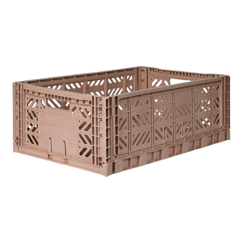 Aykasa light-grey-folding crate