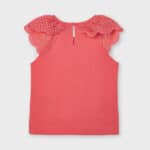 Sleeveless T-shirt Coral