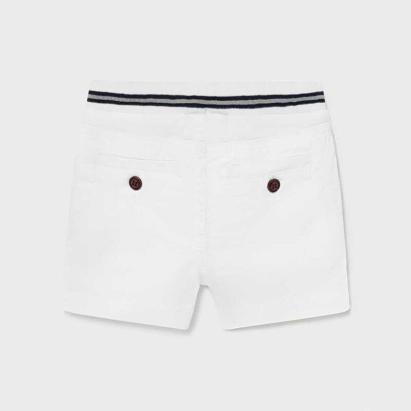 Shorts with belt White