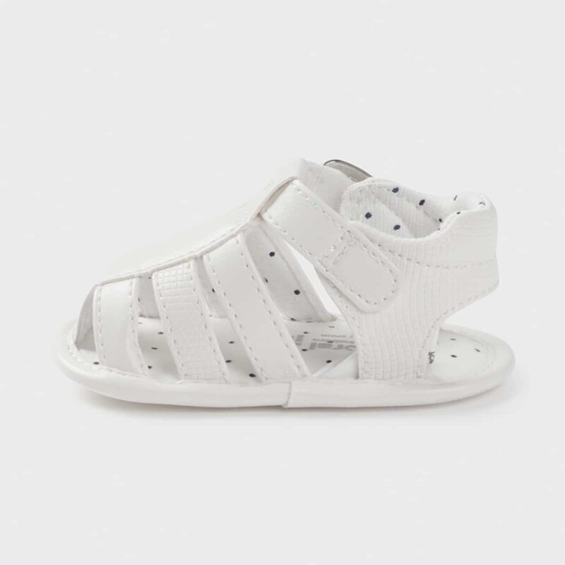 Leather sandals White 3