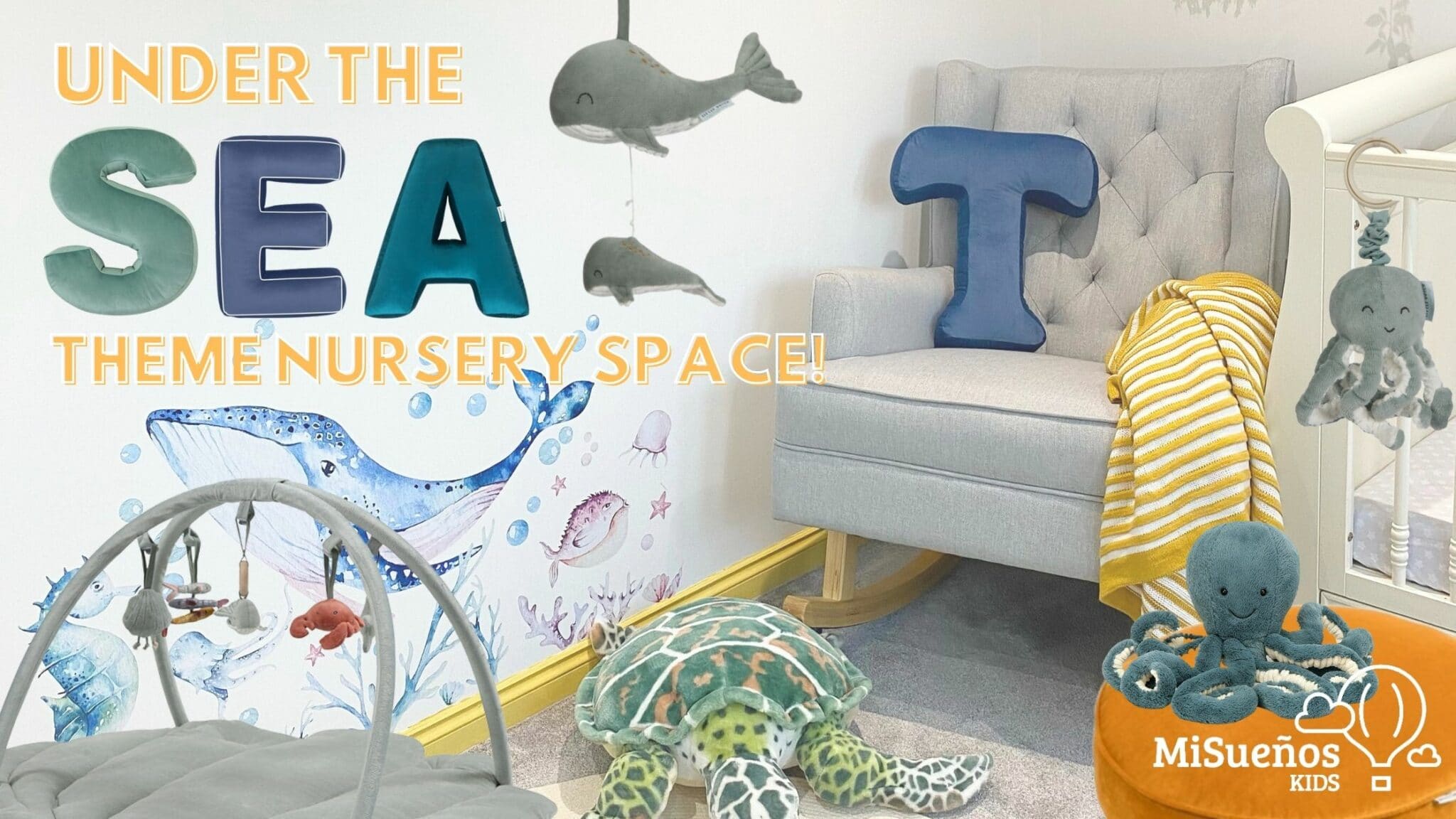 Under The Sea theme nursery design
