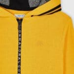 Contrast hoodie Yellow
