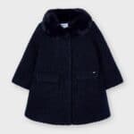Furry coat Navy 1
