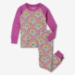 Rainbow Dreams Organic Cotton Raglan Pajama Set