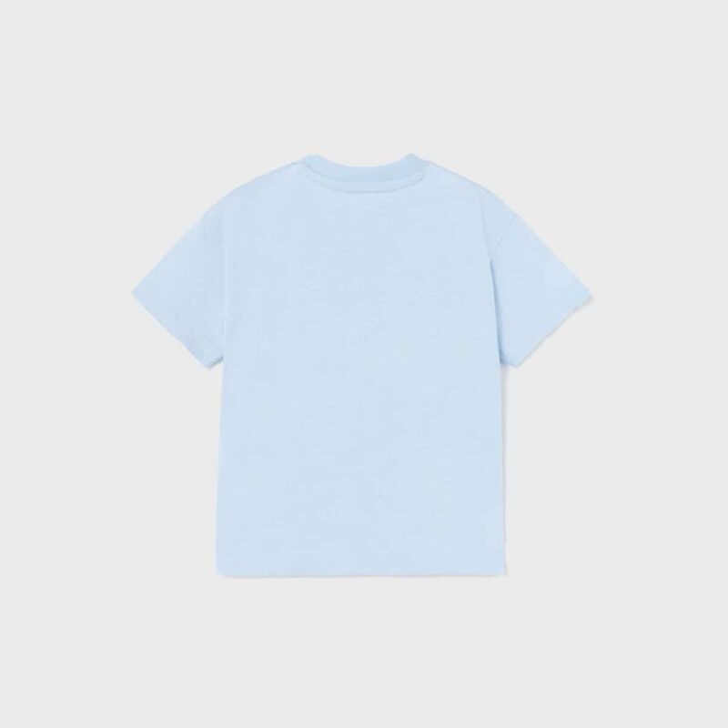 Boys Cotton Submarine Blue T-Shirt