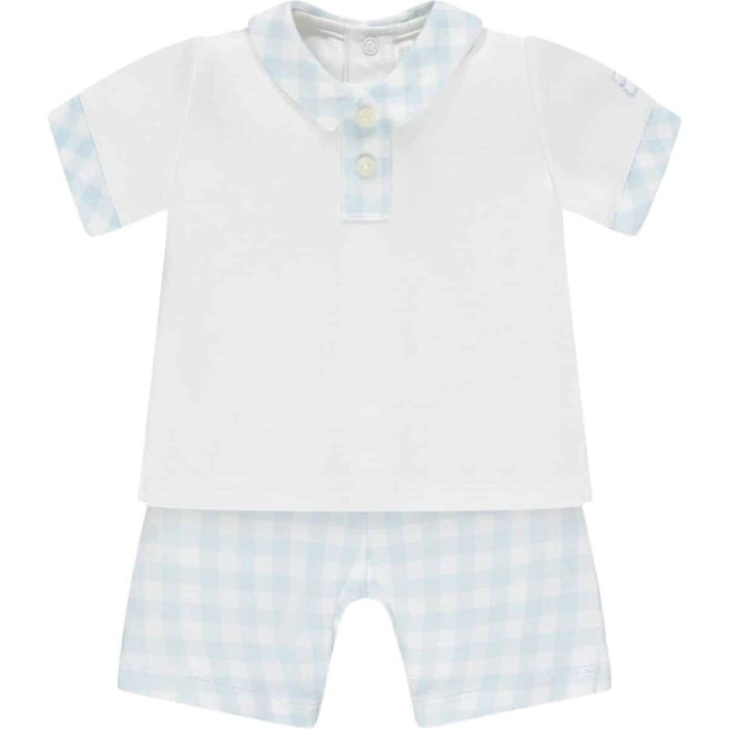Doyle Check Print Boys Short Set