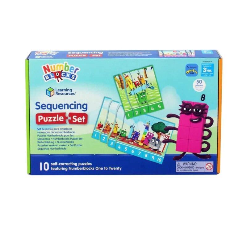 Learning Resources Numberblocks Sequencing Puzzle Set