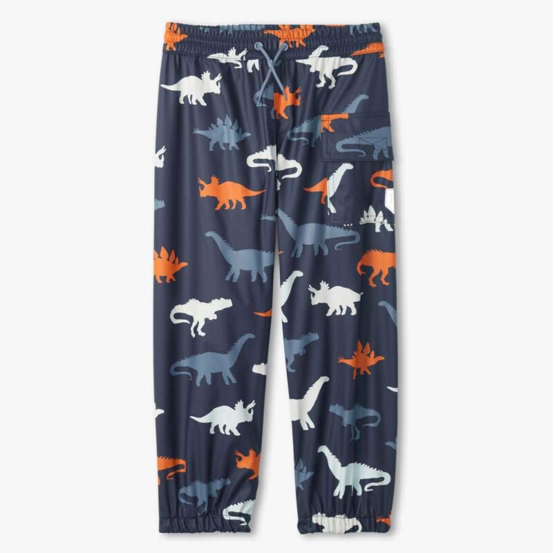 Boys Blue Dinosaur Splash Trousers