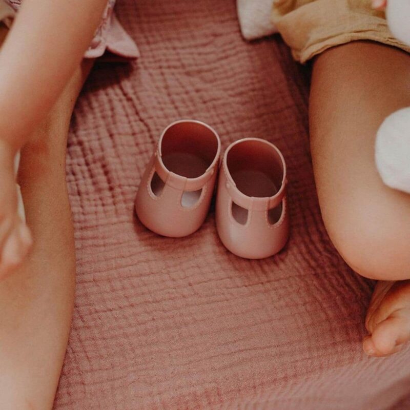 Dinkum Doll Shoes Mallow Pink - Image 3