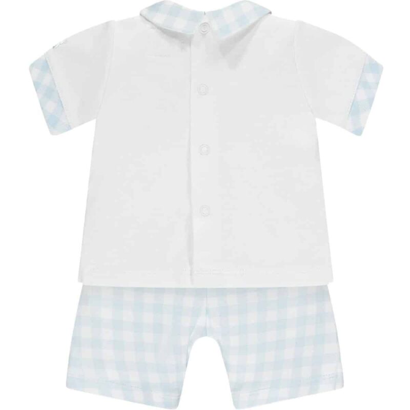 Doyle Check Print Boys Short Set - Image 3