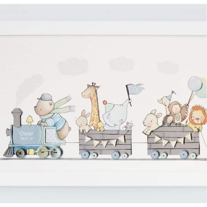 Framed Train Picture For A Boy's Bedroom - Image 3