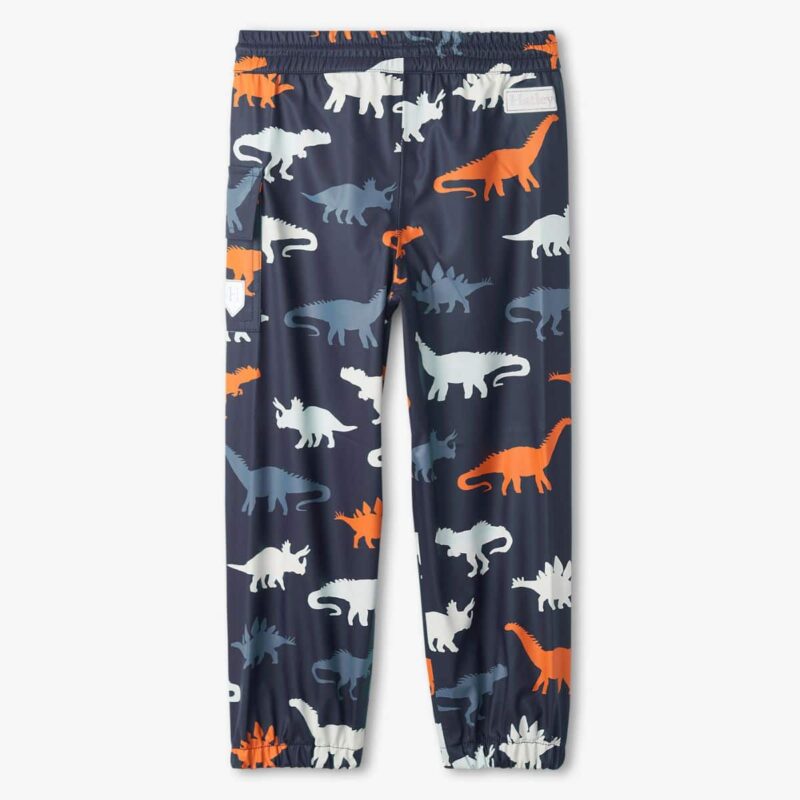 Boys Blue Dinosaur Splash Trousers - Image 2