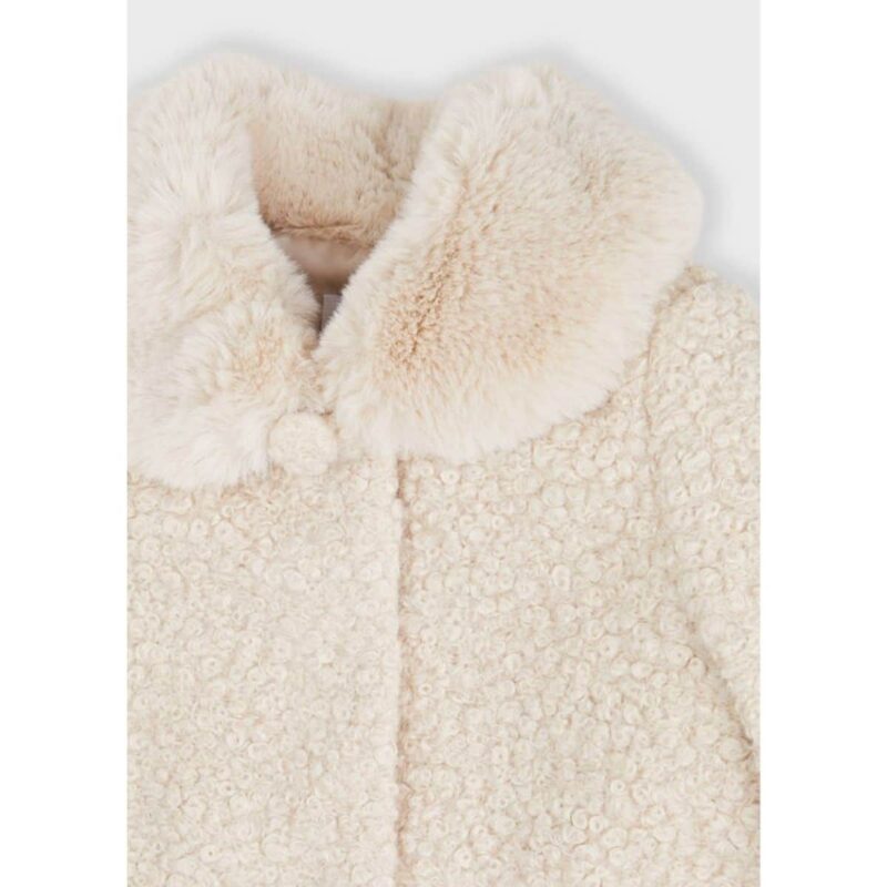 Furry coat Almond - Image 4