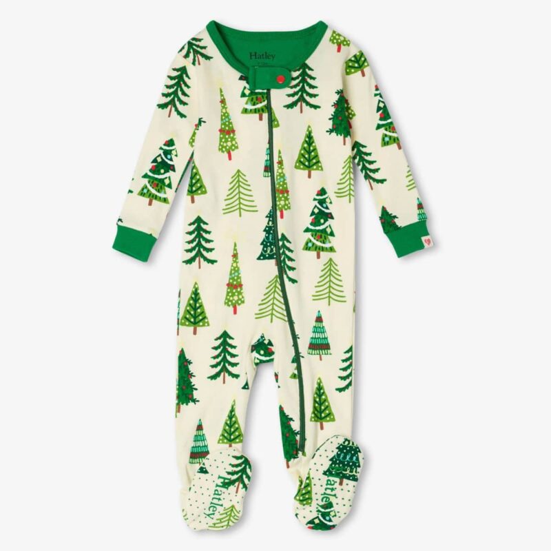 Ivory Cotton Festive Babygrow