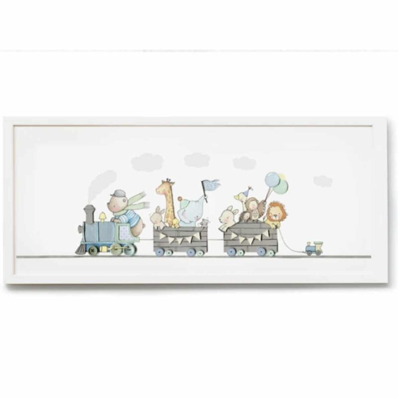 Framed Train Picture For A Boy's Bedroom - Image 4