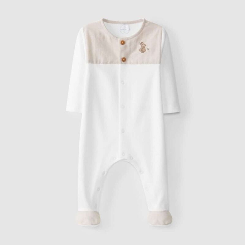 Embroidered Babygrow Rabbit San