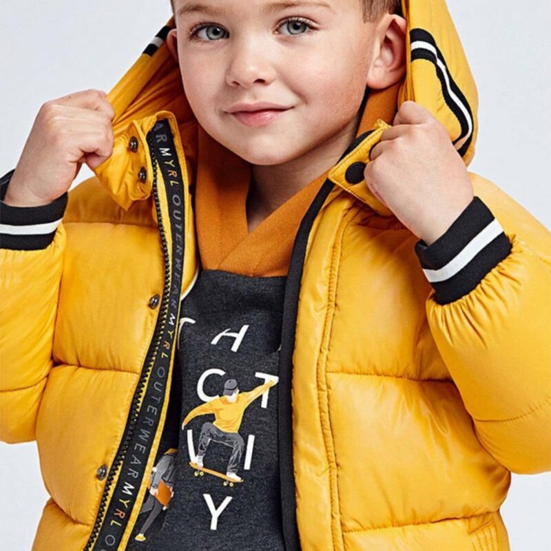 Honey Yellow Padded Coat