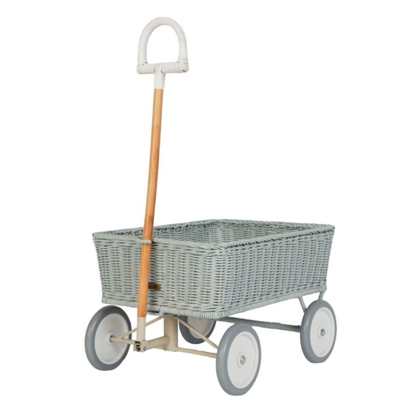 Rattan Wonder Wagon Vintage Blue