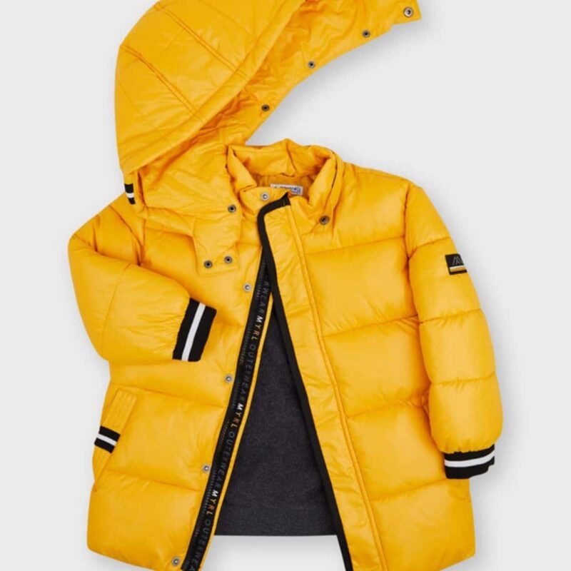 Honey Yellow Padded Coat - Image 4