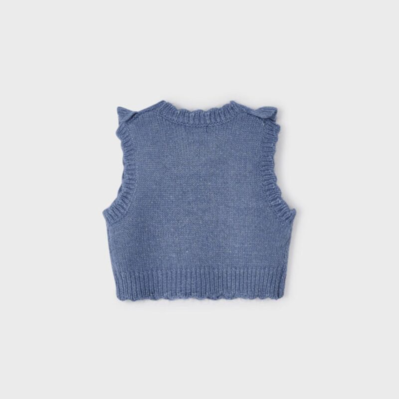Girl Tricot Gilet - Image 2