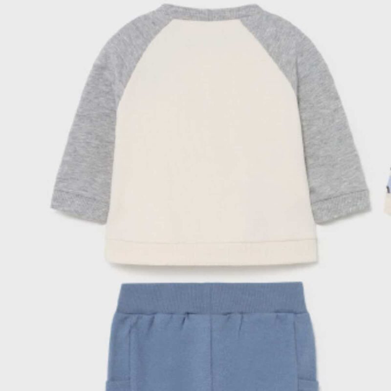 Blue Giraffe Knit Set - Image 2