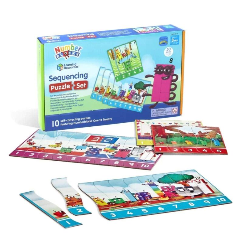 Learning Resources Numberblocks Sequencing Puzzle Set - Image 5