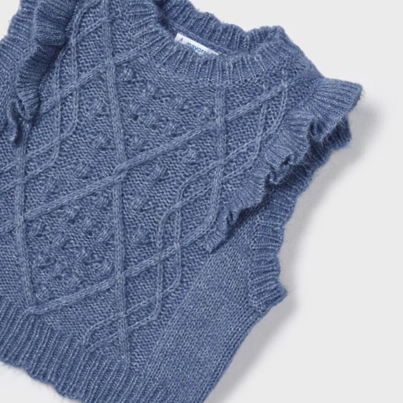 Girl Tricot Gilet - Image 3