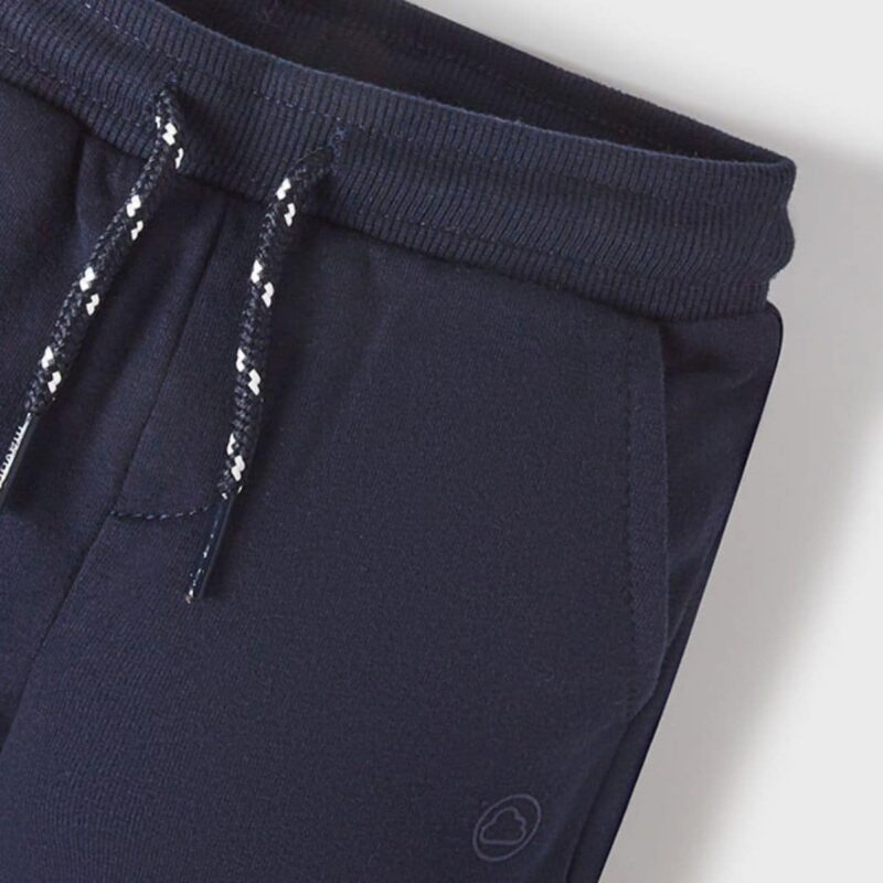 Navy Blue Cotton Baby Joggers - Image 3