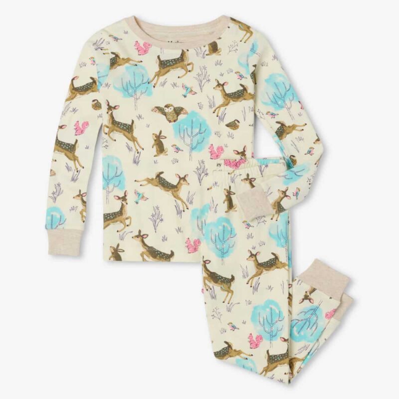 Girls Ivory Forest Pyjamas