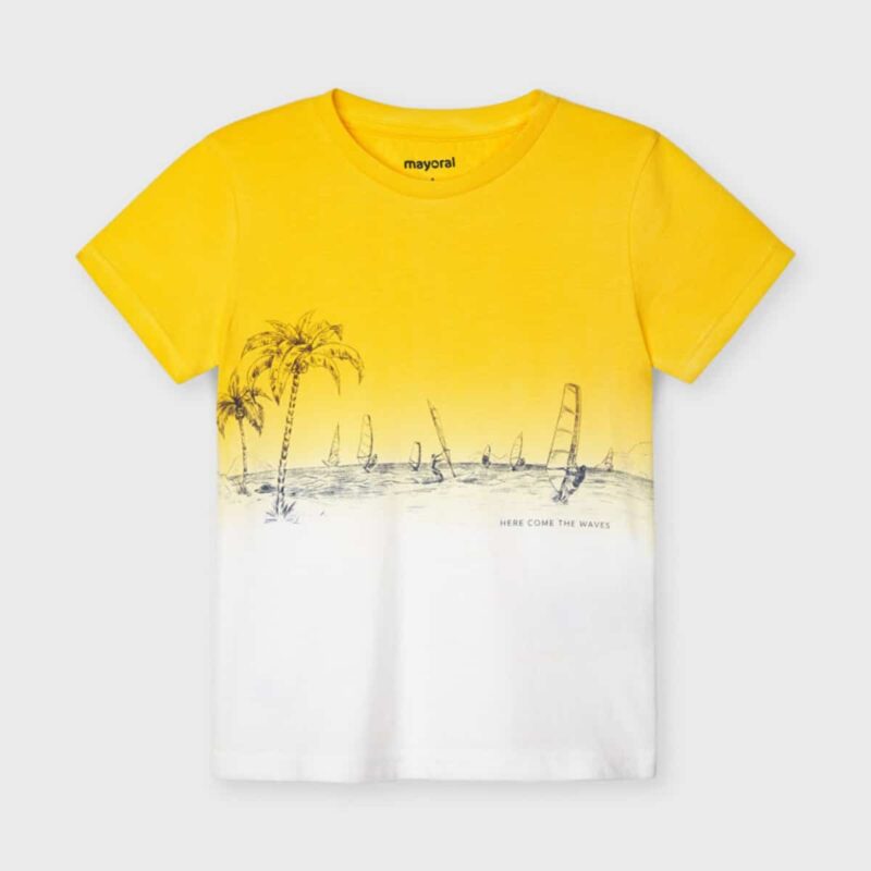 Dip Dye T-shirt Sun