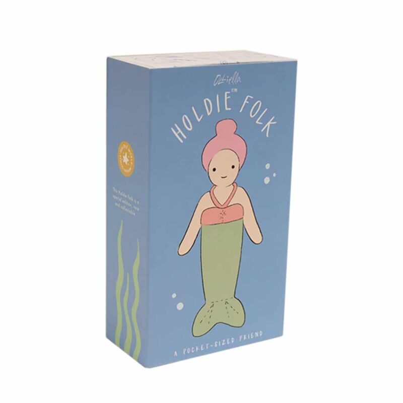 Holdie Folk Mermaid Coral Pink Hair - Image 3