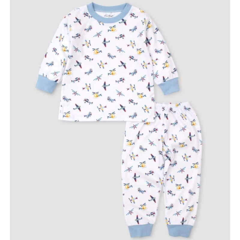 Pima Cotton Plane Pyjamas - Image 2