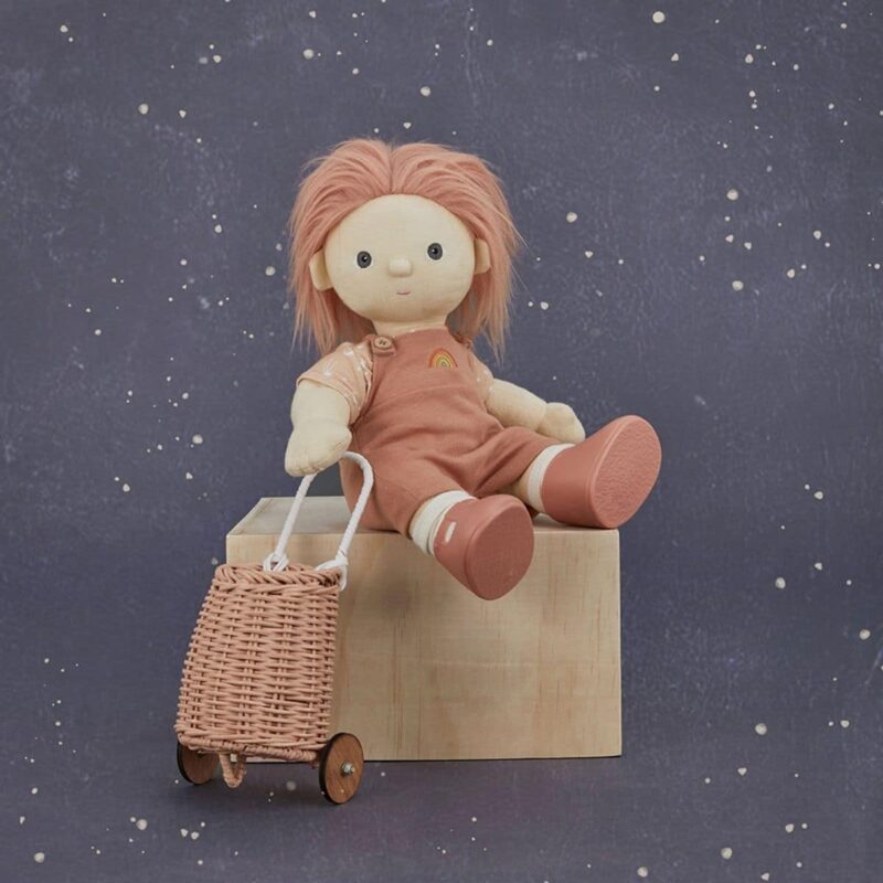 Rattan Doll Luggy Rose - Image 2
