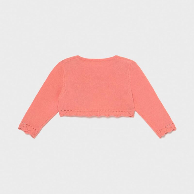 Baby Girl Coral Cardigan - Image 2