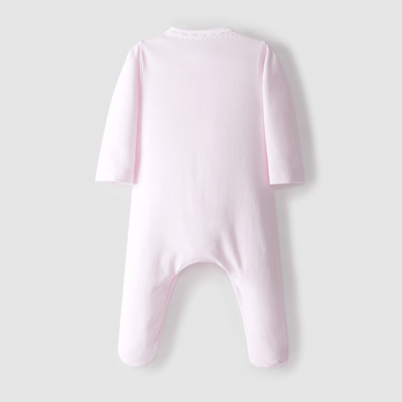 Embroidered Babygrow Round Neckline - Image 2