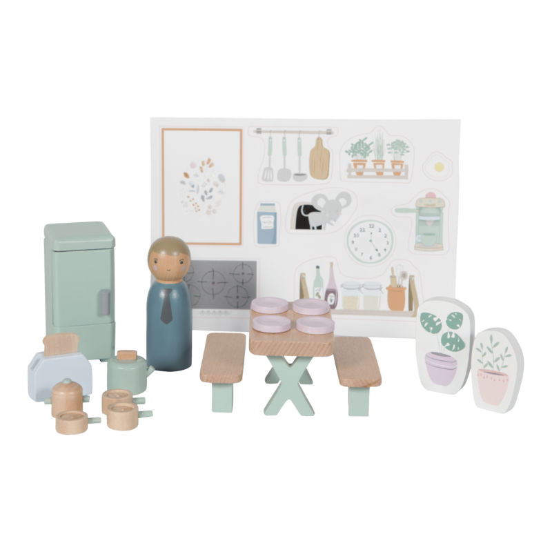 Doll's House Kitchen Playset