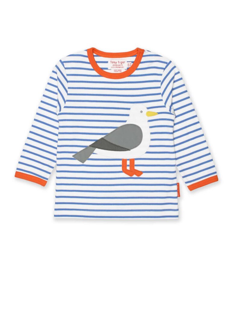 Organic Seagull Applique T-Shirt