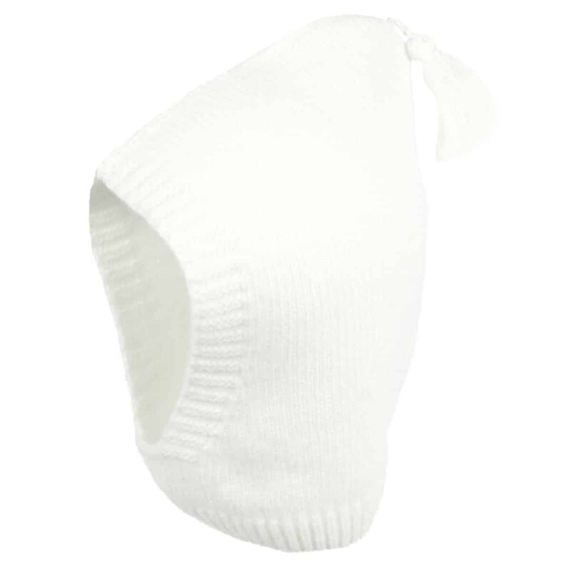 Baby Ivory Tassel Balaclava
