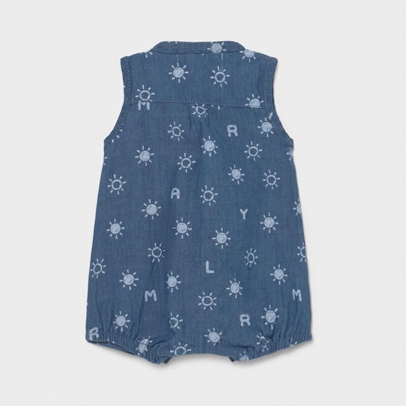 Onesie for newborn Blue denim - Image 2