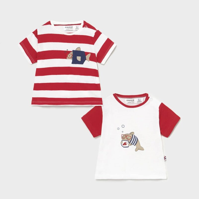 Set of 2 short sleeved t-shirts