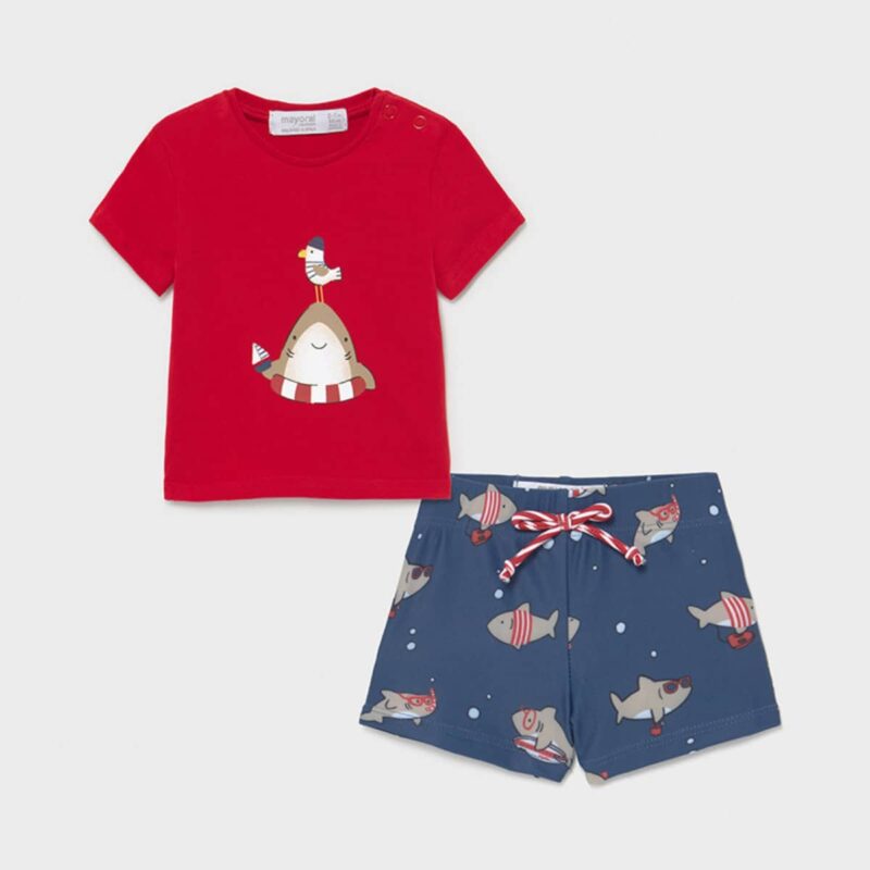 Swimwear set and shirt