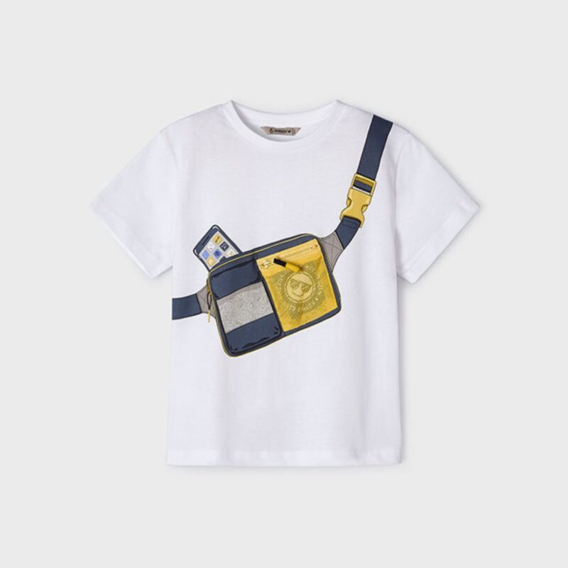 White T-shirt Bumbag