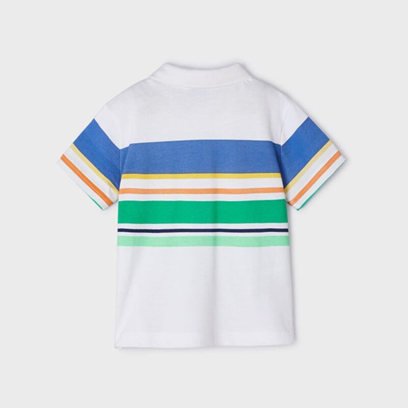 Stripe Polo Shirt - Image 2