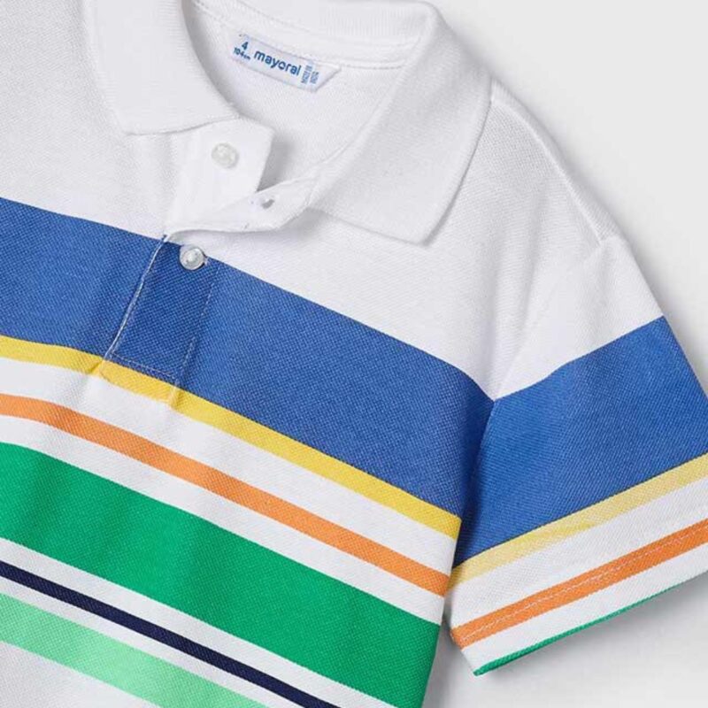 Stripe Polo Shirt - Image 3