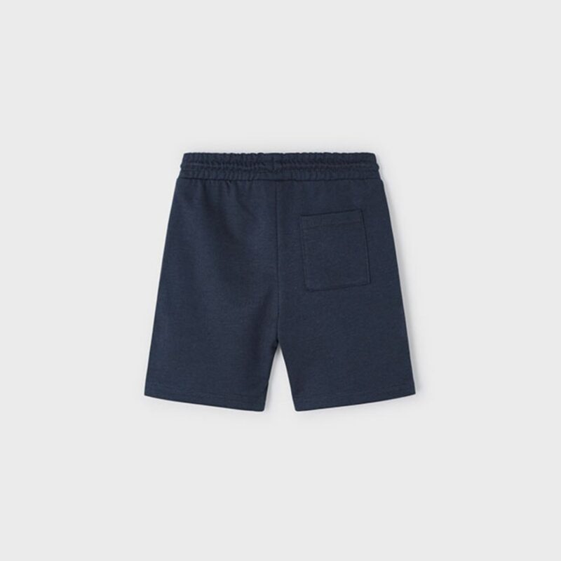 Dark Grey Cotton Shorts With Emblem - Image 2
