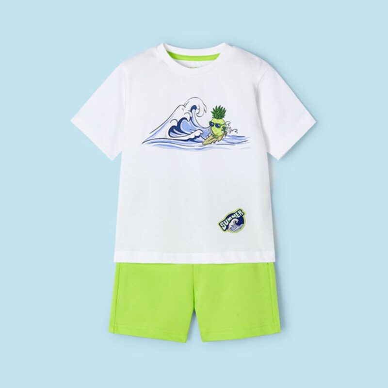 Surfer Pineapple Short Set