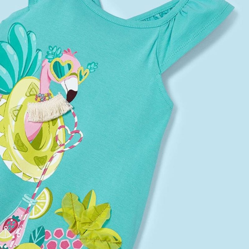 Flamingo Cotton Dress - Image 3
