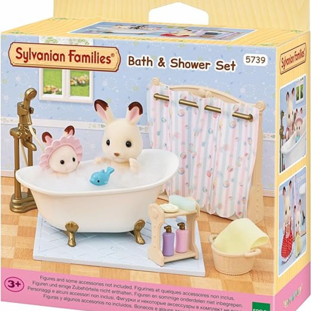 Bath & Shower Set - Dollhouse Playsets