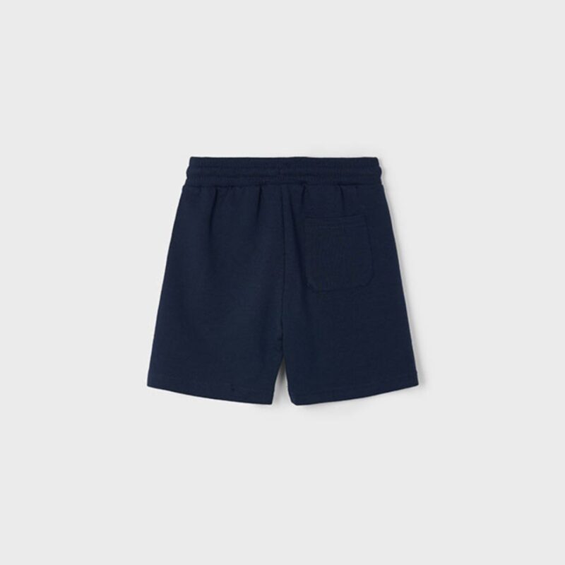 Navy Basic Cotton Shorts - Image 3